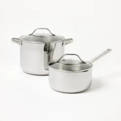 7pc Stainless Steel Cookware Set Silver - Figmint™ -Figmint Sale Store GUEST 0780e09a ae70 4b57 b0da a9d7cfb58863