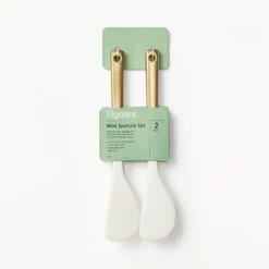 2pk Champagne/Silicone Mini Spatula Set Cream - Figmint™: Dishwasher-Safe, Flexible Kitchen Utensils -Figmint Sale Store GUEST 0b4778a9 ecbc 4bf8 b934 28000bf4d24e