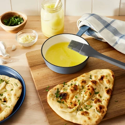 Silicone Basting Brush Dark Gray - Figmint™: Pastry, Cooking, Food & Butter Brush, Dishwasher-Safe, 11.91" Length 1 Silicone Basting Brush Dark Gray - Figmint™: Pastry, Cooking, Food & Butter Brush, Dishwasher-Safe, 11.91" Length