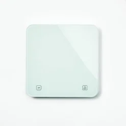 11lb Digital Kitchen Food Scale White - Figmint™: Touch Controls, Metric Conversion, LCD Display, 1 Year Warranty -Figmint Sale Store GUEST 133008ea 407b 46cc 97b9 de2f9d38f983