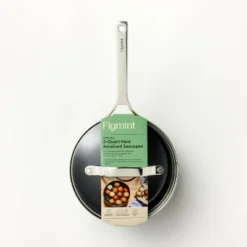 3qt Nonstick Hard Anodized Aluminum Sauce Pan With Lid Dark Gray - Figmint™ 10 3qt Nonstick Hard Anodized Aluminum Sauce Pan With Lid Dark Gray - Figmint™ -Figmint Sale Store GUEST 148fa994 588a 40c2 82c2 84f92e0a60c7