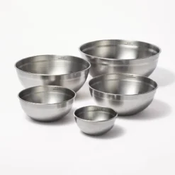 5pc Stainless Steel Non-Slip Mixing Bowls (no Lids) Silver - Figmint™: Nesting Kitchen Set, Dishwasher-Safe, 0.5-8 Qt. 5 5pc Stainless Steel Non-Slip Mixing Bowls (no Lids) Silver - Figmint™: Nesting Kitchen Set, Dishwasher-Safe, 0.5-8 Qt. -Figmint Sale Store GUEST 1e3a7d9a 81e2 4e6a b872 ee9bb2d02f0b