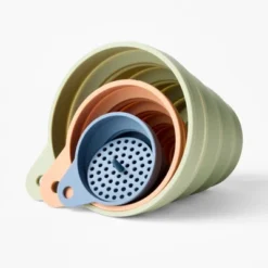 4pc Silicone Collapsible Funnel Set - Figmint™: Multicolored Kitchen & Cooking Funnels, Dishwasher-Safe, 5.59" Height -Figmint Sale Store GUEST 26fe5260 0e74 4527 ac06 2f7fde8ec75a