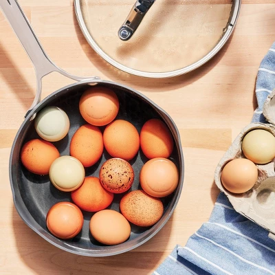 3qt Nonstick Hard Anodized Aluminum Sauce Pan With Lid Dark Gray - Figmint™ 1 3qt Nonstick Hard Anodized Aluminum Sauce Pan With Lid Dark Gray - Figmint™