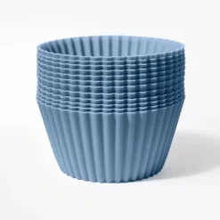 12ct Silicone Baking Cups Blue - Figmint™: Oven-Safe, Dishwasher & Microwave-Safe Cupcake Liners -Figmint Sale Store GUEST 2d918141 2aa2 4de5 9ba3 fcfdcaa06413