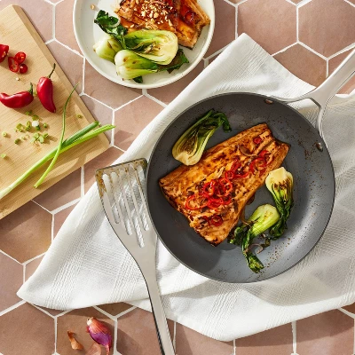 Stainless Steel Slotted Fish Turner Silver - Figmint™: Metal Spatula For Cooking, Dishwasher-Safe Utensil 1 Stainless Steel Slotted Fish Turner Silver - Figmint™: Metal Spatula For Cooking, Dishwasher-Safe Utensil