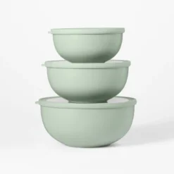 Set Of 3 Plastic Mixing Bowl Set With Lids - Figmint™ -Figmint Sale Store GUEST 3f851f83 9186 427b 8158 1a885045a640