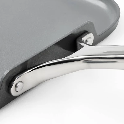 Nonstick Ceramic Single Burner Griddle Pan - Figmint™ 2 Nonstick Ceramic Single Burner Griddle Pan - Figmint™ - Image 2