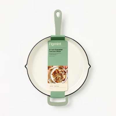 12" Enamel Skillet - Figmint™ 4 12" Enamel Skillet - Figmint™ - Image 4