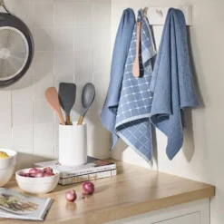 Acacia Wood/Nylon Solid Kitchen Spoon Gray - Figmint™: Mixing & Serving Tool, Hand Wash, 12.99" Length