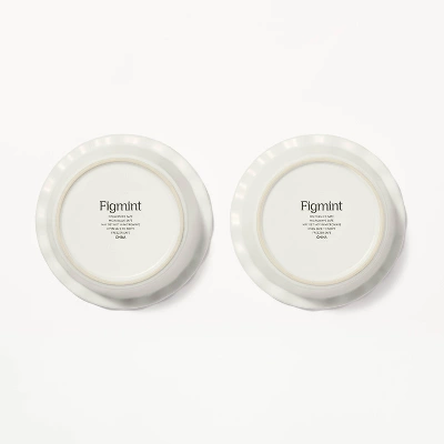 2pc Round Stoneware Mini Pie Dish Cream - Figmint™: Small Baking Dish, Pot Pie Dish, Figmint Kitchen Essentials 3 2pc Round Stoneware Mini Pie Dish Cream - Figmint™: Small Baking Dish, Pot Pie Dish, Figmint Kitchen Essentials - Image 3