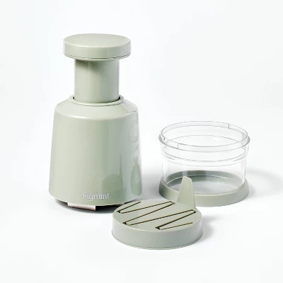 Stainless Steel Food Chopper Green - Figmint™ 2 Stainless Steel Food Chopper Green - Figmint™ - Image 2