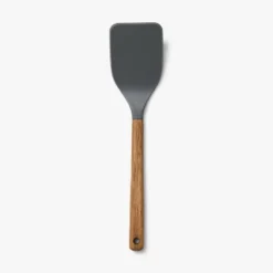 Acacia Wood/Nylon Solid Turner Gray - Figmint™: Kitchen Utensil, Hand Wash, 12.99" Length, Cooking Spatula -Figmint Sale Store GUEST 594bde76 2be8 4679 a096 8cc8bc9abcf8
