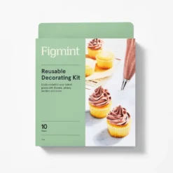 10pc Cake Decorating Set Clear - Figmint™: Piping & Icing Bag With Tips, Stainless Steel & Polypropylene, Hand Wash -Figmint Sale Store GUEST 83ad12ea c0be 4b71 abe4 59c3ca095bbf