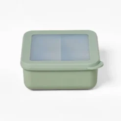 Small Snack Divided Bento (2 Compartments) Green - Figmint™ -Figmint Sale Store GUEST 862bc31f 3f2e 4d12 a8c3 639c2a59b25b