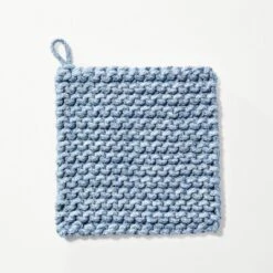 7" Rope Trivet Marled Blue - Figmint™: Reversible Pot Holder, Woven Kitchen Textile, Spot Clean -Figmint Sale Store GUEST 8e82a51b 5cb7 4316 9d52 db28c3094ff3