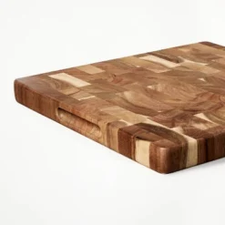 14"x14" End Grain Acacia Wood Cutting Board Natural - Figmint™ -Figmint Sale Store GUEST 9157cb33 a29f 44be 9e8e 3a1fd64439b0