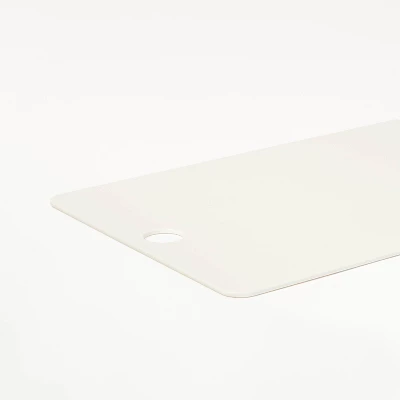 9"x13" Recycled Poly Essentials Cutting Board Vintage Cream - Figmint™: Reversible, Dishwasher-Safe 3 9"x13" Recycled Poly Essentials Cutting Board Vintage Cream - Figmint™: Reversible, Dishwasher-Safe - Image 3