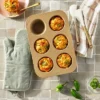 6ct Nonstick Aluminized Steel Jumbo Muffin Pan - Figmint™