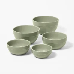 5pc Earthenware Ceramic Mixing Bowl Set - Figmint™ -Figmint Sale Store GUEST ae46ef9a f4b5 4ac4 b48c 017f5e6252ea