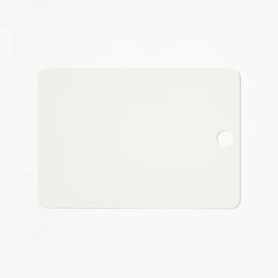 9"x13" Recycled Poly Essentials Cutting Board Vintage Cream - Figmint™: Reversible, Dishwasher-Safe 2 9"x13" Recycled Poly Essentials Cutting Board Vintage Cream - Figmint™: Reversible, Dishwasher-Safe - Image 2