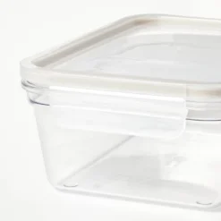 4pc (set Of 2) 5.5 Cup Tritan Plastic Rectangle Food Storage Container Set Clear - Figmint™: Stackable Design -Figmint Sale Store GUEST fc49bce0 abdf 453f 82d4 5c04156261f6