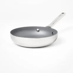 8" Nonstick Stainless Steel Fry Pan Silver - Figmint™: Ceramic Nonstick, Induction Safe, Oven-Safe To 500°F -Figmint Sale Store GUEST fd6c93af b37d 4537 a059 ad39a03552c6